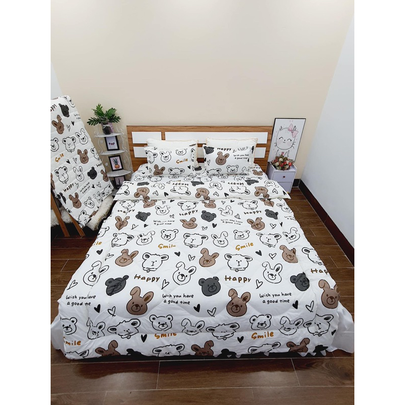 Chăn Phao Trần Bông Dầy dặn nặng 2kg hàng chuẩn 5* kích thước 180_200 cm hàng loại 1