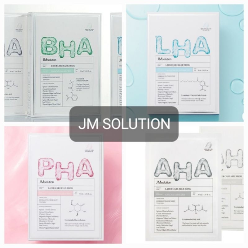 MẶT NẠ JMSOLUTION BHA-AHA-PHA-LHA NỘI ĐỊA HÀN QUỐC