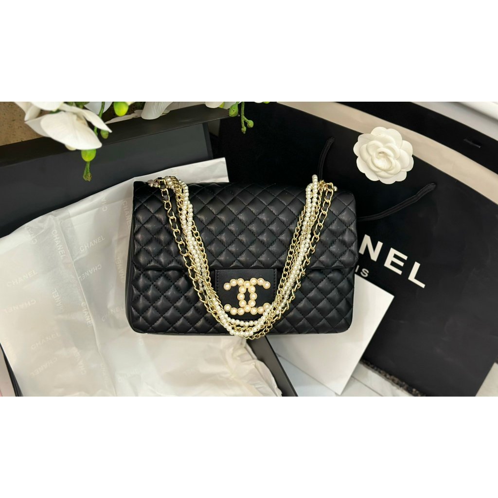 TÚI CHA NEO WESTMINSTER  SZ26 DA CỪU QUAI NGỌC