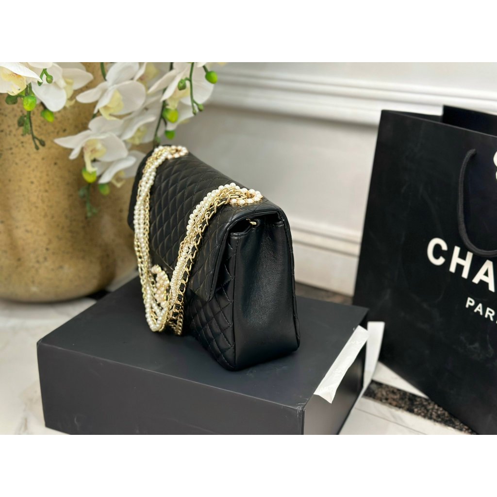 TÚI CHA NEO WESTMINSTER  SZ26 DA CỪU QUAI NGỌC