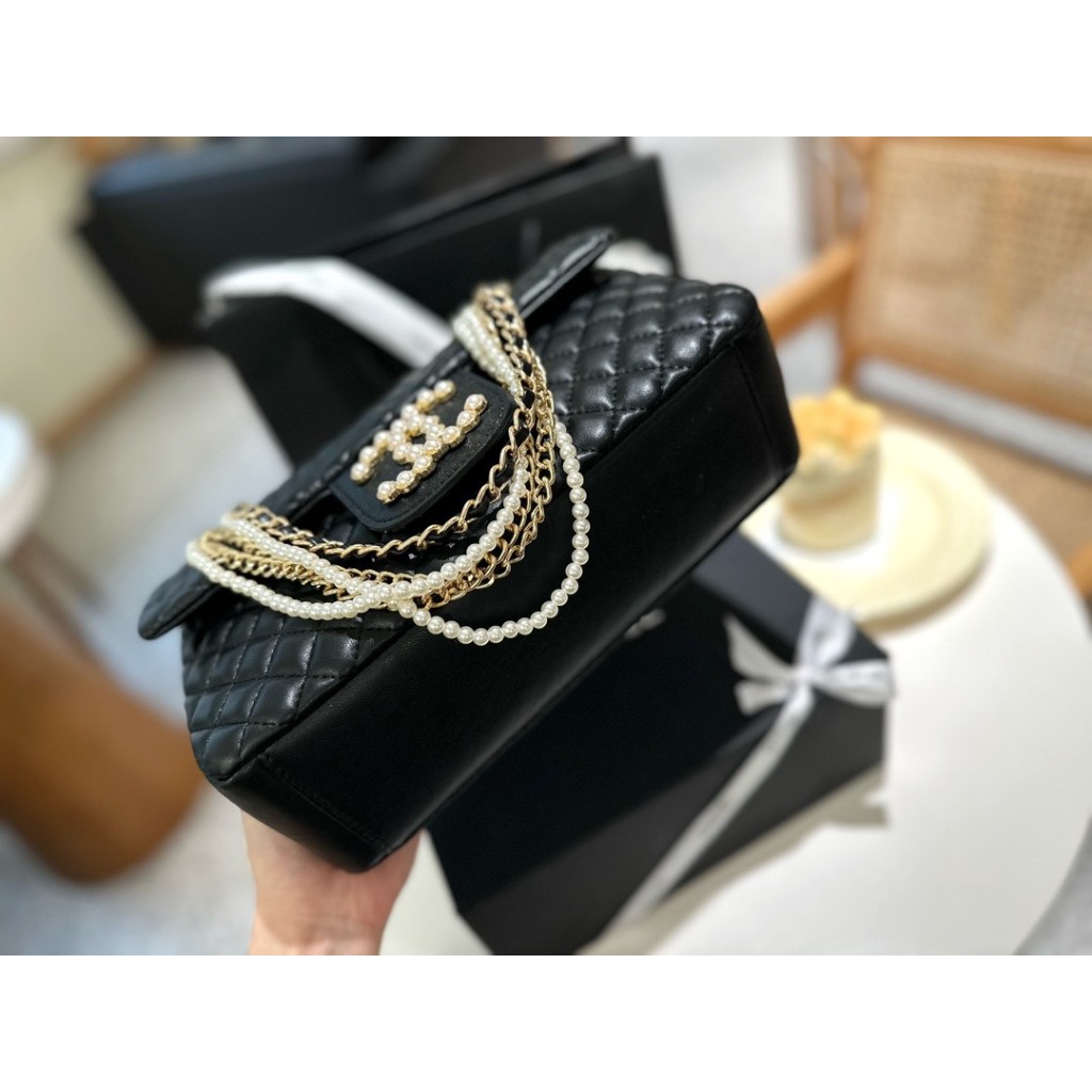 TÚI CHA NEO WESTMINSTER  SZ26 DA CỪU QUAI NGỌC