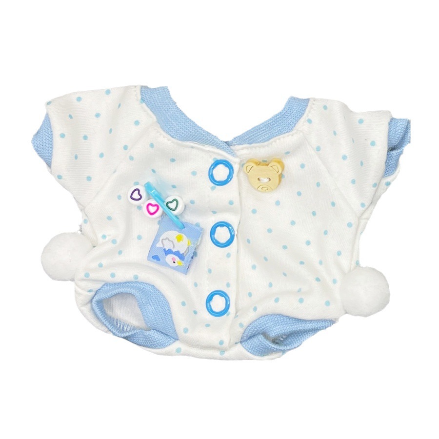 Bộ đồ em bé sơ sinh đi ngủ cho bé doll 20cm