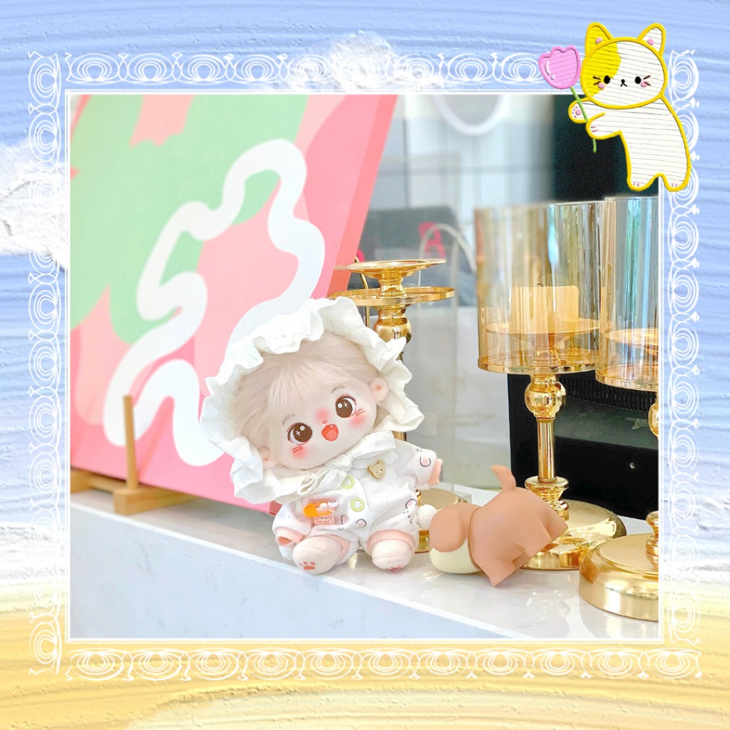 Bộ đồ em bé sơ sinh đi ngủ cho bé doll 20cm