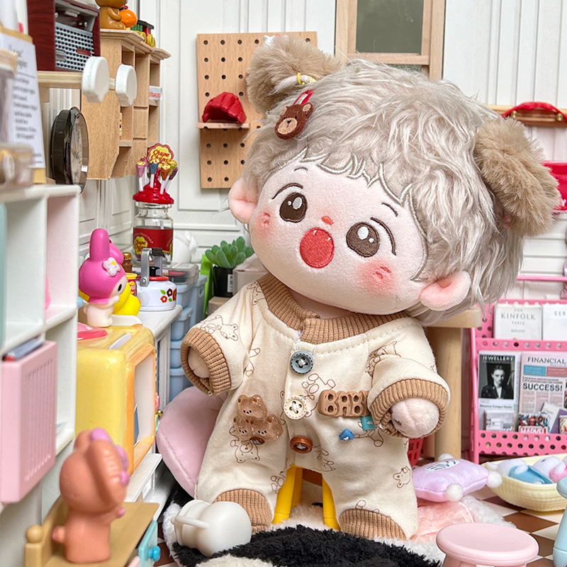 Bộ đồ em bé sơ sinh đi ngủ cho bé doll 20cm