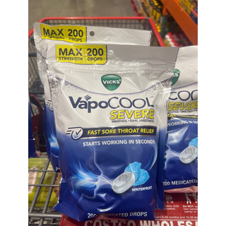 Kẹo ngậm vicks vapocool max strength - 200 viên