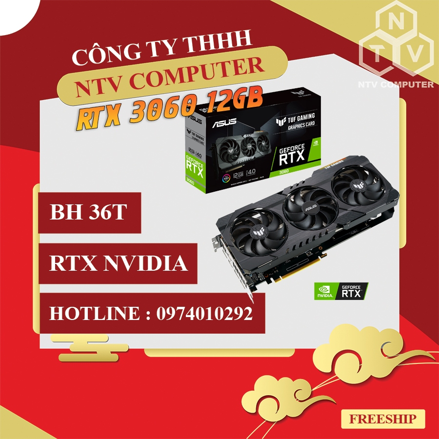 Card Màn Hình Vga RTX 3060 12GB