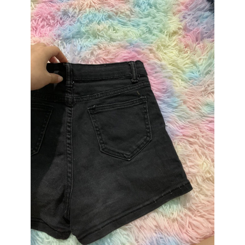 Quần short jean lưng cao eo 68/72