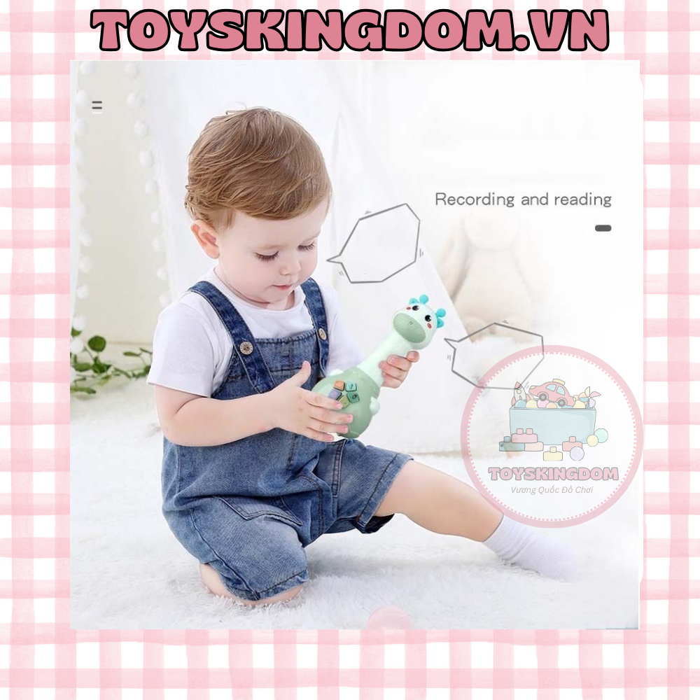 Micro Tích Hợp Loa Và Đèn Phát Nhạc Vui Nhộn Dành Cho Bé