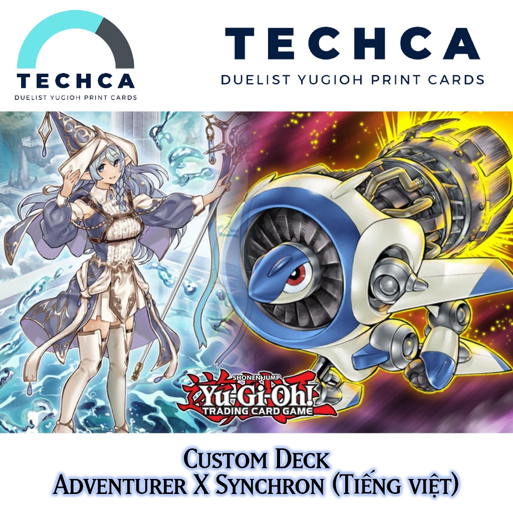 Bài In Tiếng Việt - Bộ bài Yugioh - Custom Deck - Adventurer X Synchron