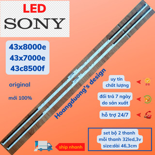 Thanh led tivi sony, 43x8000e,43x7000e,43x8500f,43x7500e-dthoangduong.