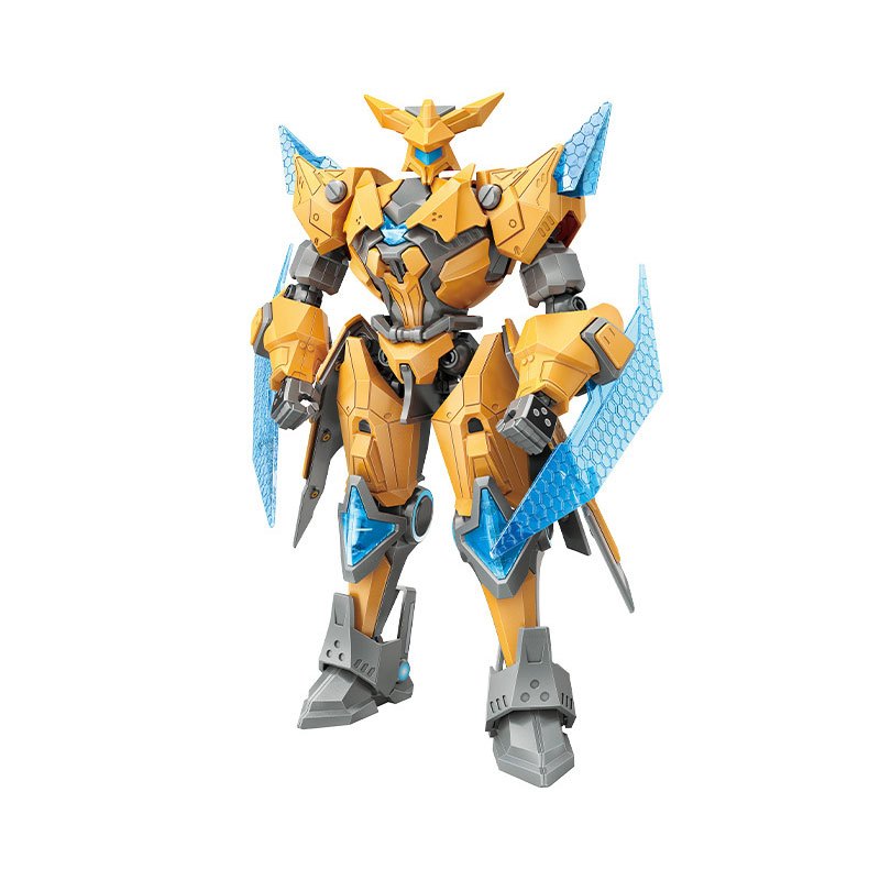 Đồ chơi mô hình lắp ráp trẻ em - Tia chớp Vàng Thú Vương Đại Chiến Chiến binh Robot Tranformer Biến hình 2 in 1