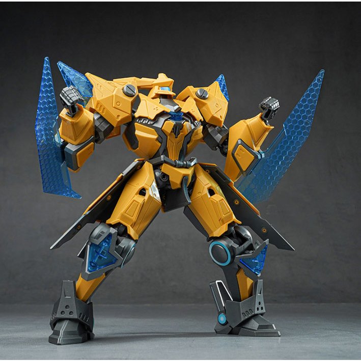 Đồ chơi mô hình lắp ráp trẻ em - Tia chớp Vàng Thú Vương Đại Chiến Chiến binh Robot Tranformer Biến hình 2 in 1