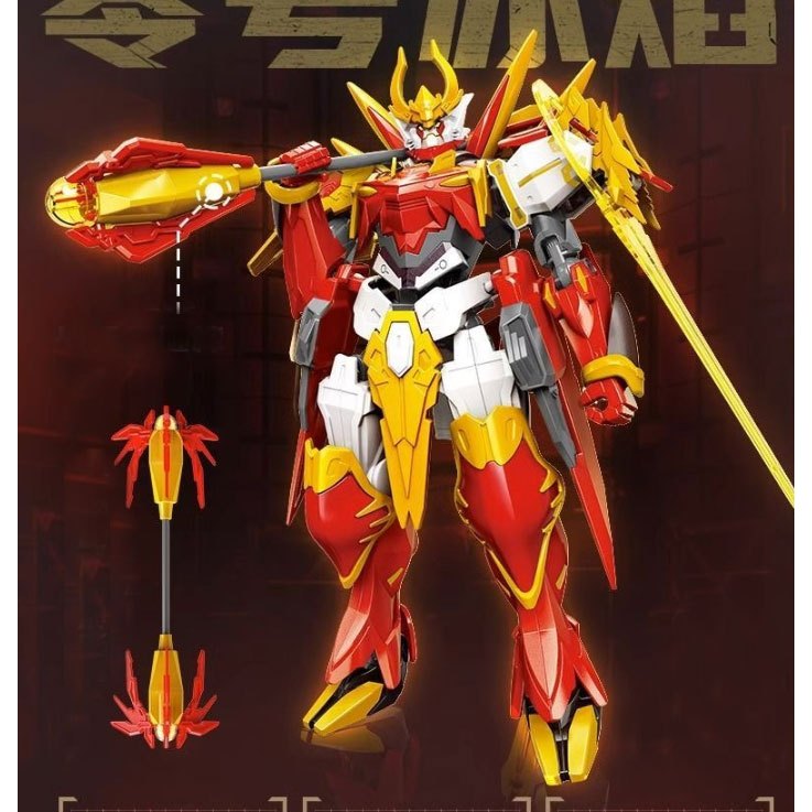 Đồ chơi mô hình lắp ráp trẻ em - Tề Thiên Đại Thánh Thú Vương Đại Chiến Chiến binh Robot Tranformer Biến hình 2 in 1