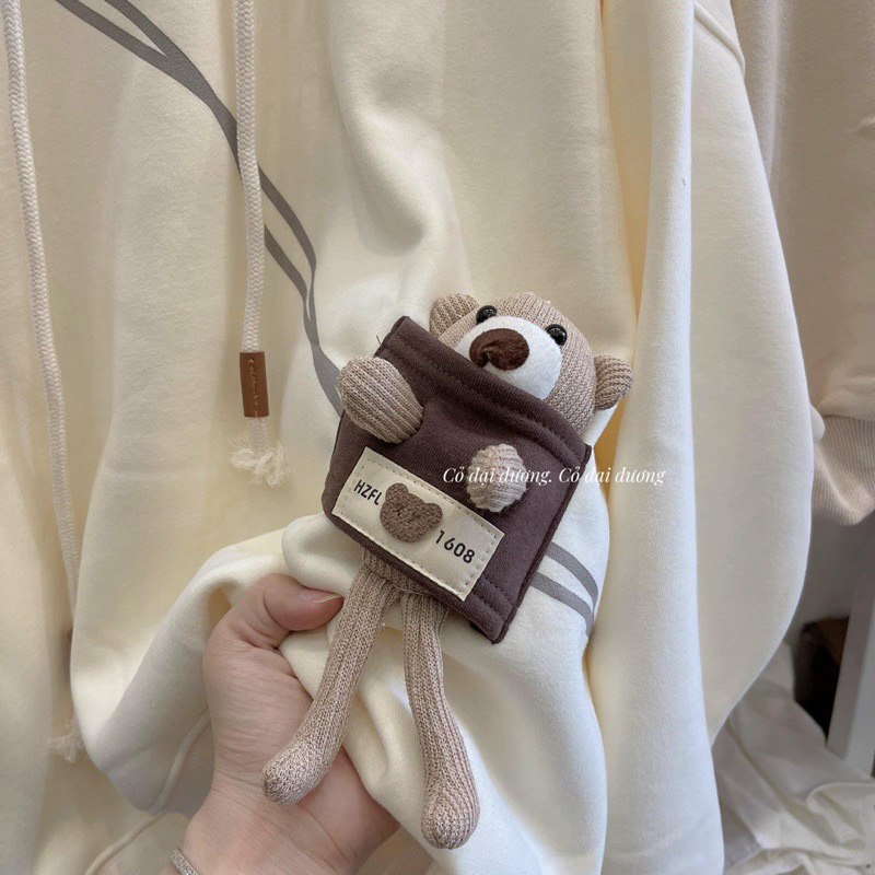 Áo Hoodie Lót Nhung kèm gấu