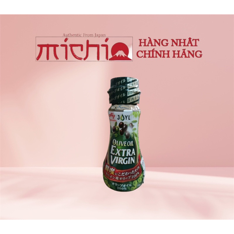 Dầu Oliu nguyên chất Ajinomoto Olive Oil Extra Virgin Nhật 70g ( Date T1/2025)