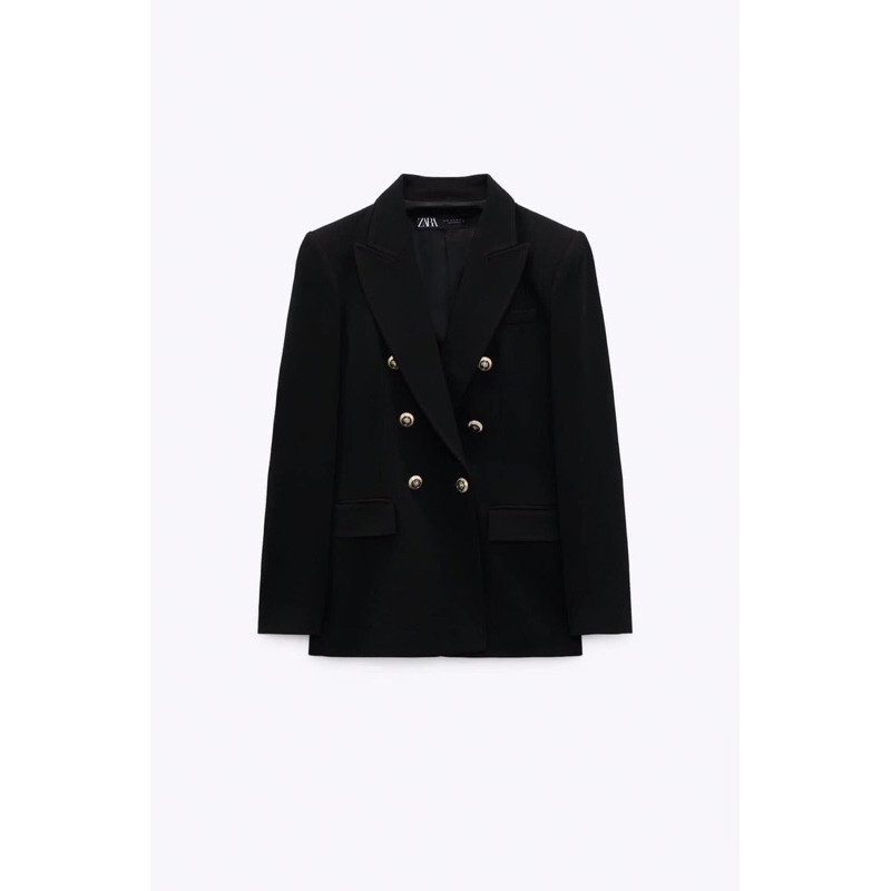 Áo blazer đen xuất