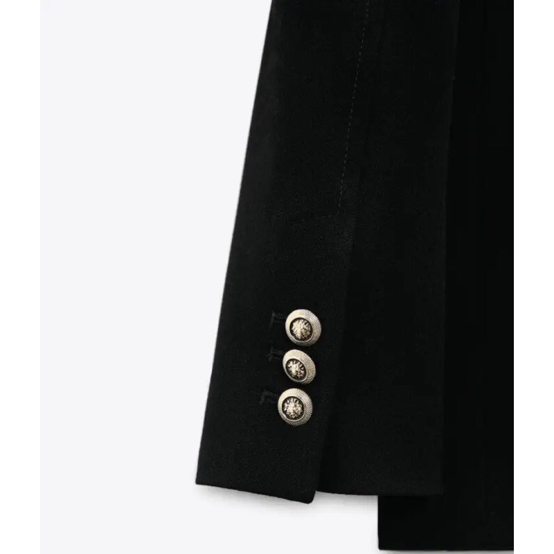 Áo blazer đen xuất