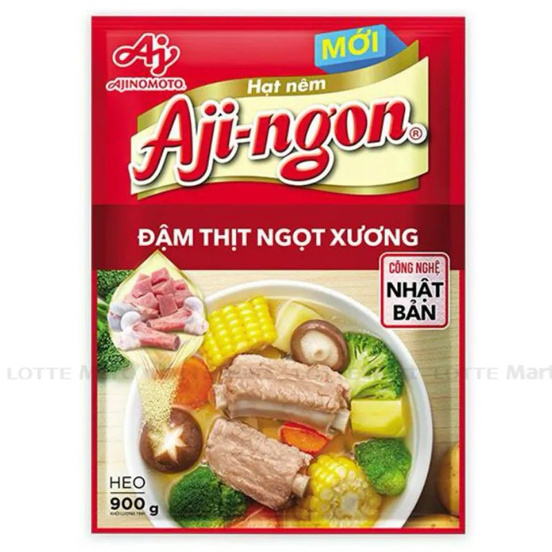 Hạt nêm Aji-ngon heo 900g