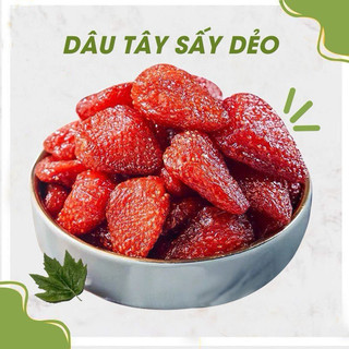 250g dâu tây sấy dẻo không đường/ trái cây sấy dẻo nguyên vị hoa quả sấy dẻo/ ăn vặt dinh dưỡng