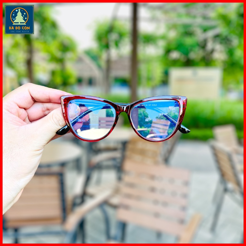 Kính Shein, chống ánh sáng xanh, chống UV400, hàng chuẩn auth, fullbox đầy đủ hộp da đựng kính và khăn lau