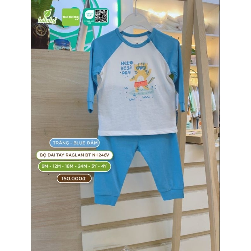 Bộ dài tay Lullaby bé trai, bé gái