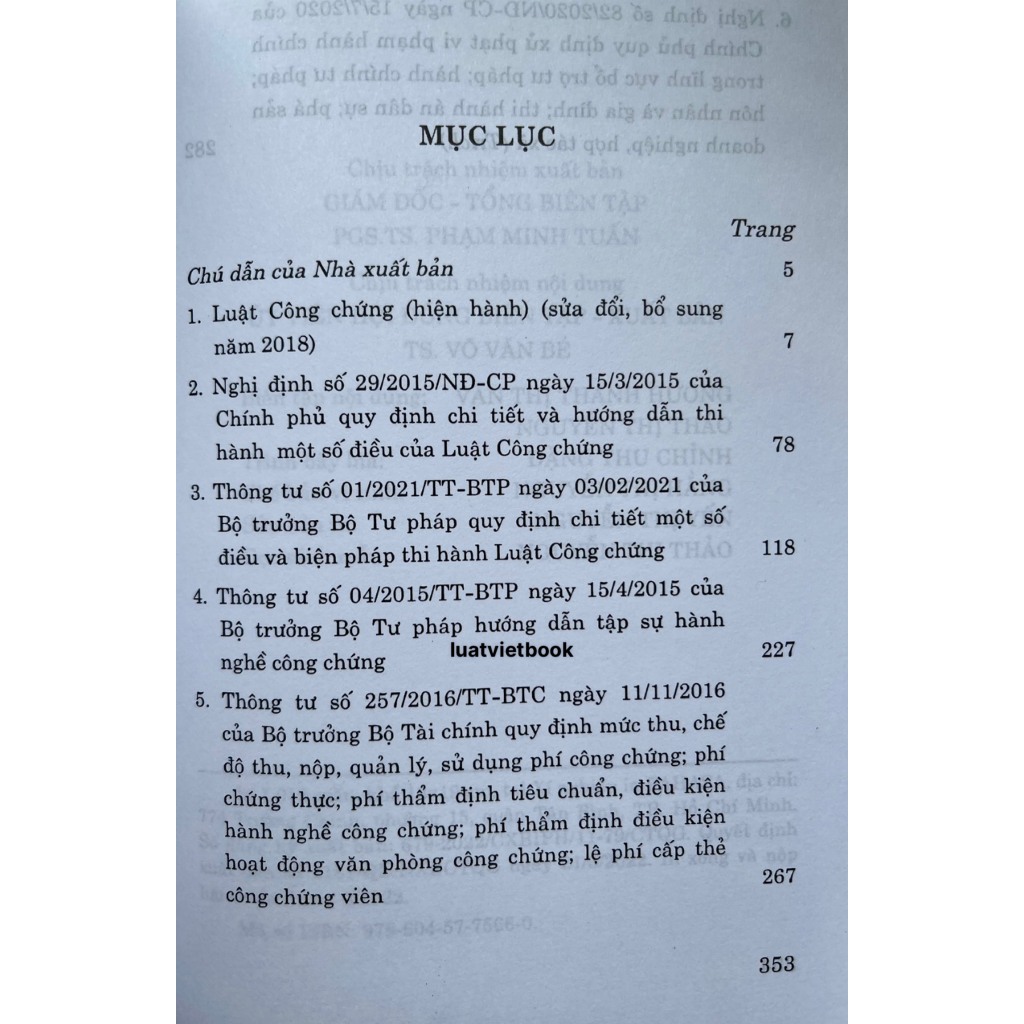 Sách Luật Công Chứng   Và Văn Bản Hướng Dẫn Thi Hành