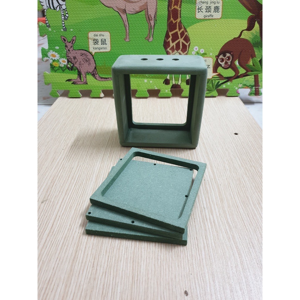 Box loa bluetooth mini vuông kích thước 14.5 x 14.5 x 7cm cho anh em thích độ loa DIY