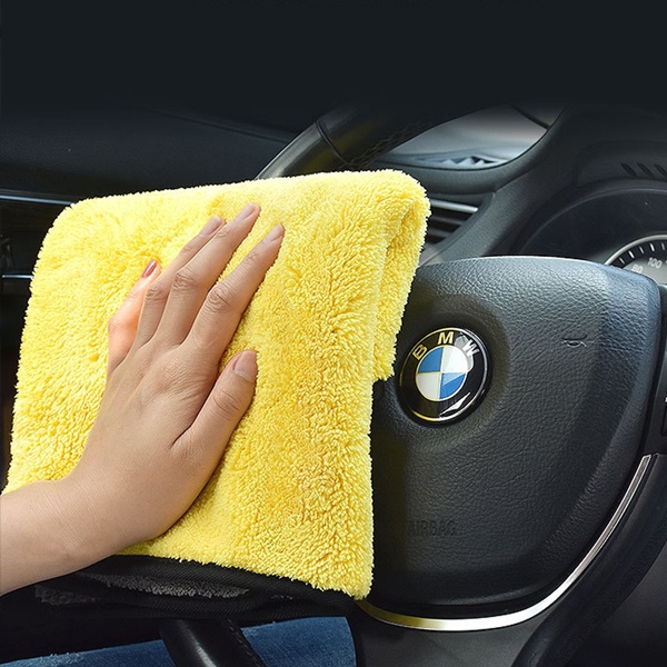 Khăn lau đa năng siêu thấm nước cực mềm mịn, Khăn lau xe ô tô với chất liệu vải mềm mại không gây trầy xe