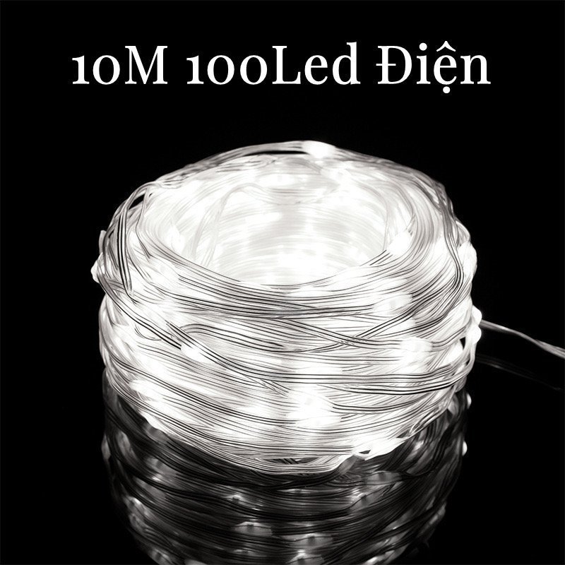 Dây đèn led 100% chống nước ngoài trời. Đèn chớp nháy hạt gạo