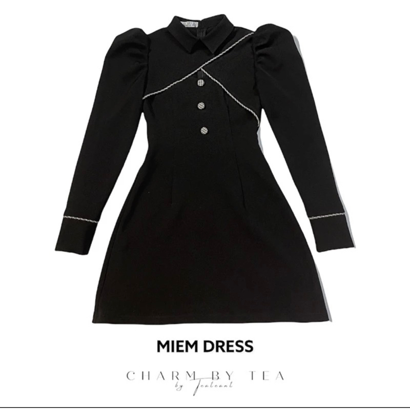 Váy đen thiết kế Charm By Tea : MIEM Dress .