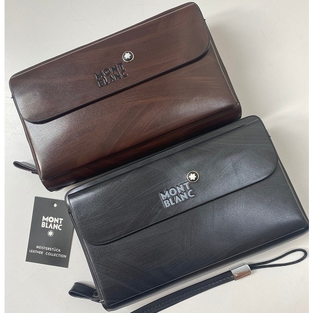 Clutch nam cầm tay, ví nam cao cấp, bóp nam da 2 màu sang trọng, ngăn thẻ rút, kèm dây đeo tay tiện lợi, bh 12 tháng.011