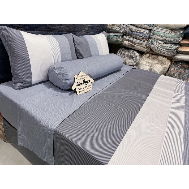 Bộ 5 món chăn ga gối Cotton living 100% CT1-24