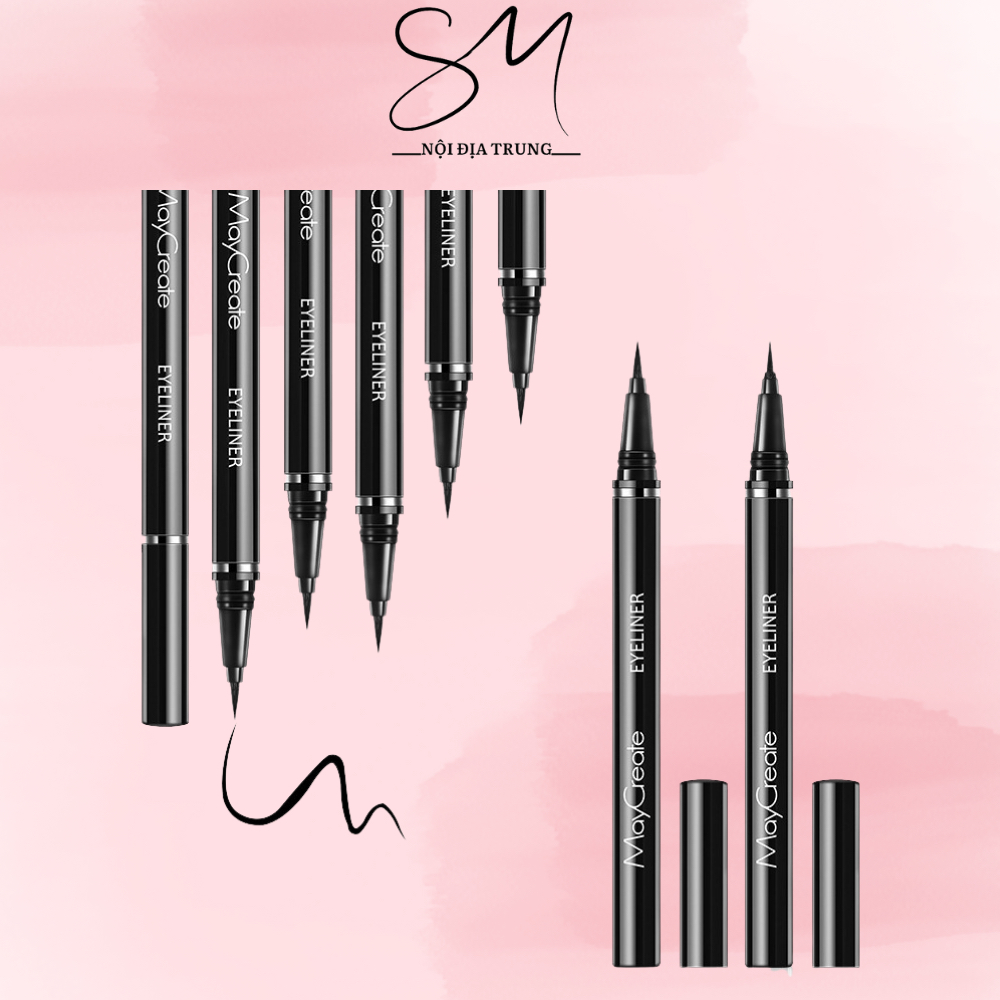 Bút Kẻ Mắt Nước MAYCREATE EYELINE Không Thấm Nước, Không Lem Hàng Nội Địa Trung