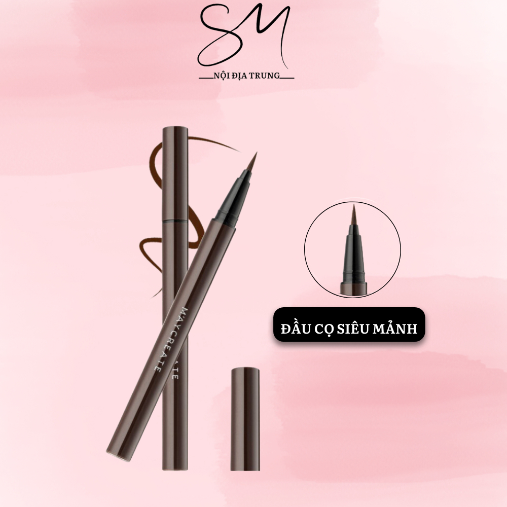 Bút Kẻ Mắt Nước MAYCREATE EYELINE Không Thấm Nước, Không Lem Hàng Nội Địa Trung