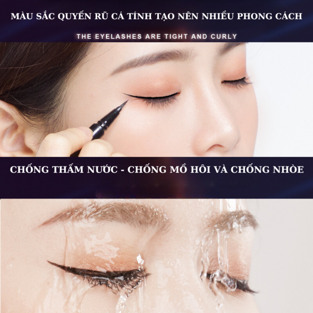 Bút Kẻ Mắt Nước MAYCREATE EYELINE Không Thấm Nước, Không Lem Hàng Nội Địa Trung