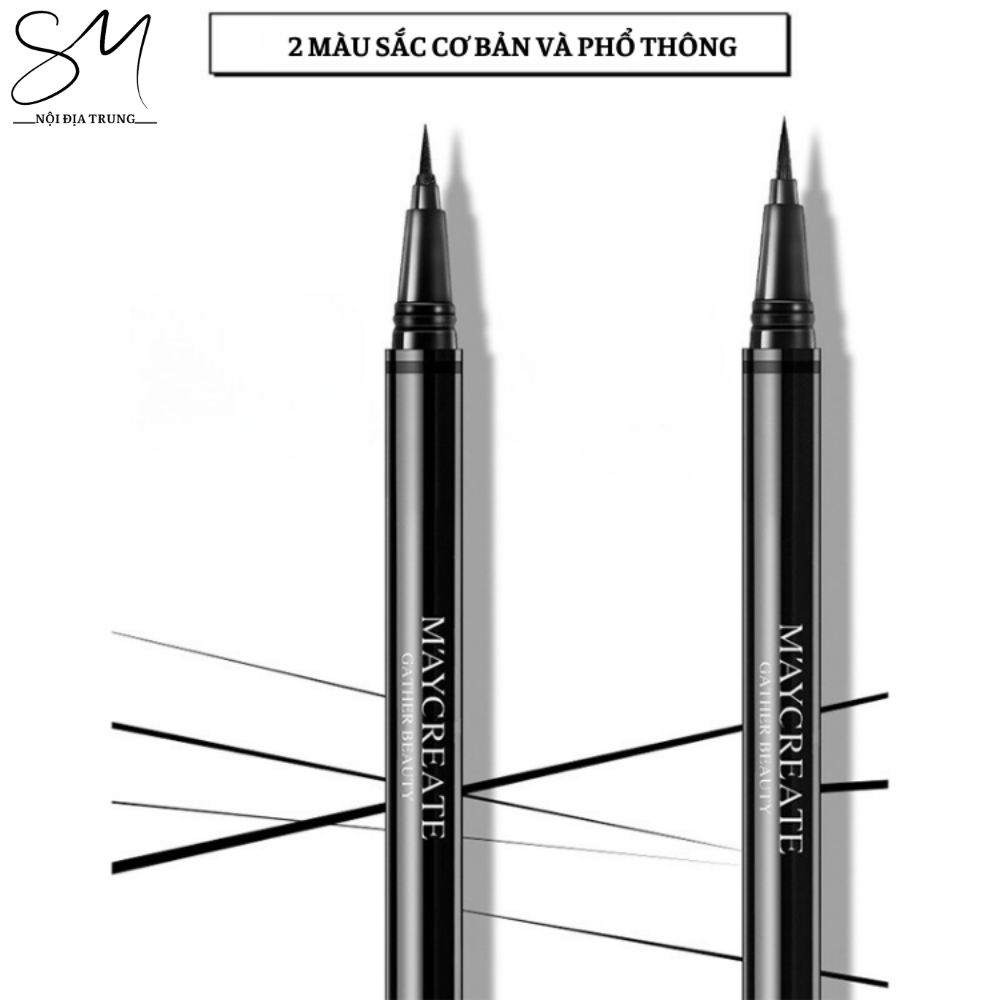Bút Kẻ Mắt Nước MAYCREATE EYELINE Không Thấm Nước, Không Lem Hàng Nội Địa Trung