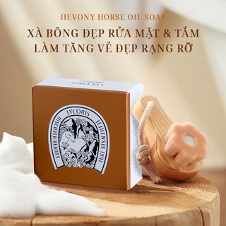Xà phòng tắm rửa mặt làm sạch sâu cấp ẩm chiết xuất dầu ngựa hevony horse oil soap