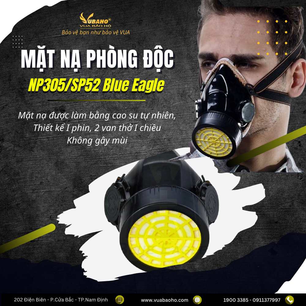 Mặt nạ phòng độc Blue Eagle NP305/SP52