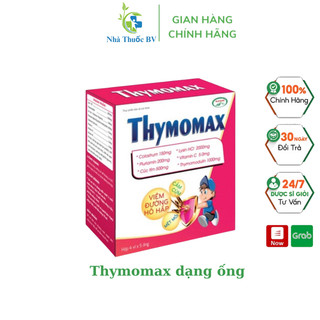 Thymomax - Tăng cường sức đề kháng - Giảm nguy cơ viêm đường hô hấp cho bé dạng ống