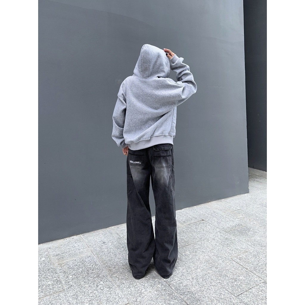 ÁO HOODIE ZIP FROM BOXY TRƠN 2023 - N.E.K.K