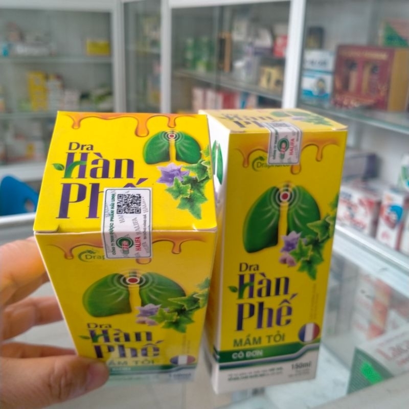 Siro Ho Dra Hàn phế Mầm tỏi cô đơn chai 150ml