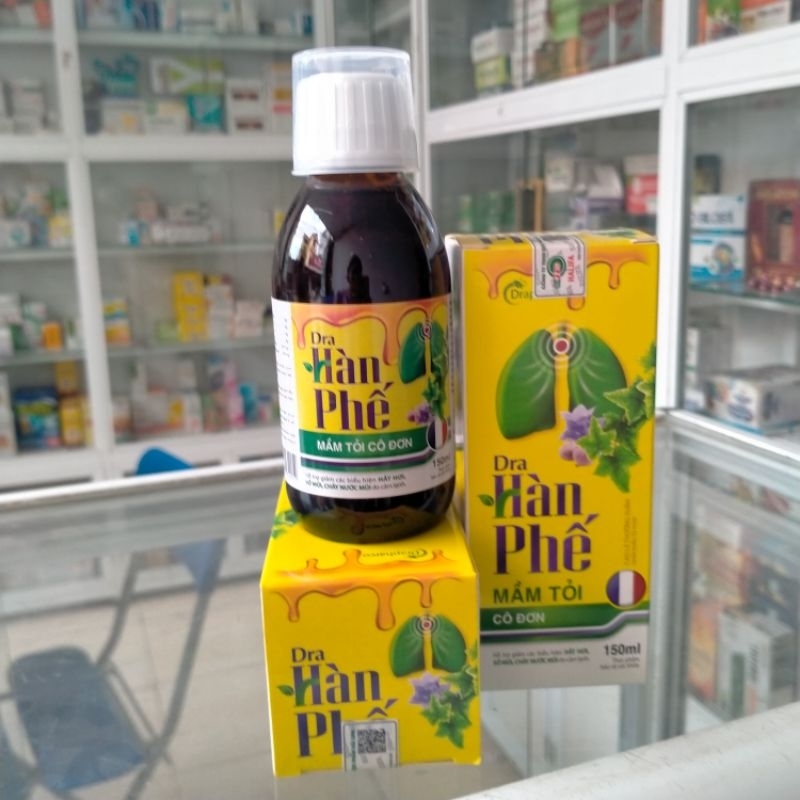 Siro Ho Dra Hàn phế Mầm tỏi cô đơn chai 150ml