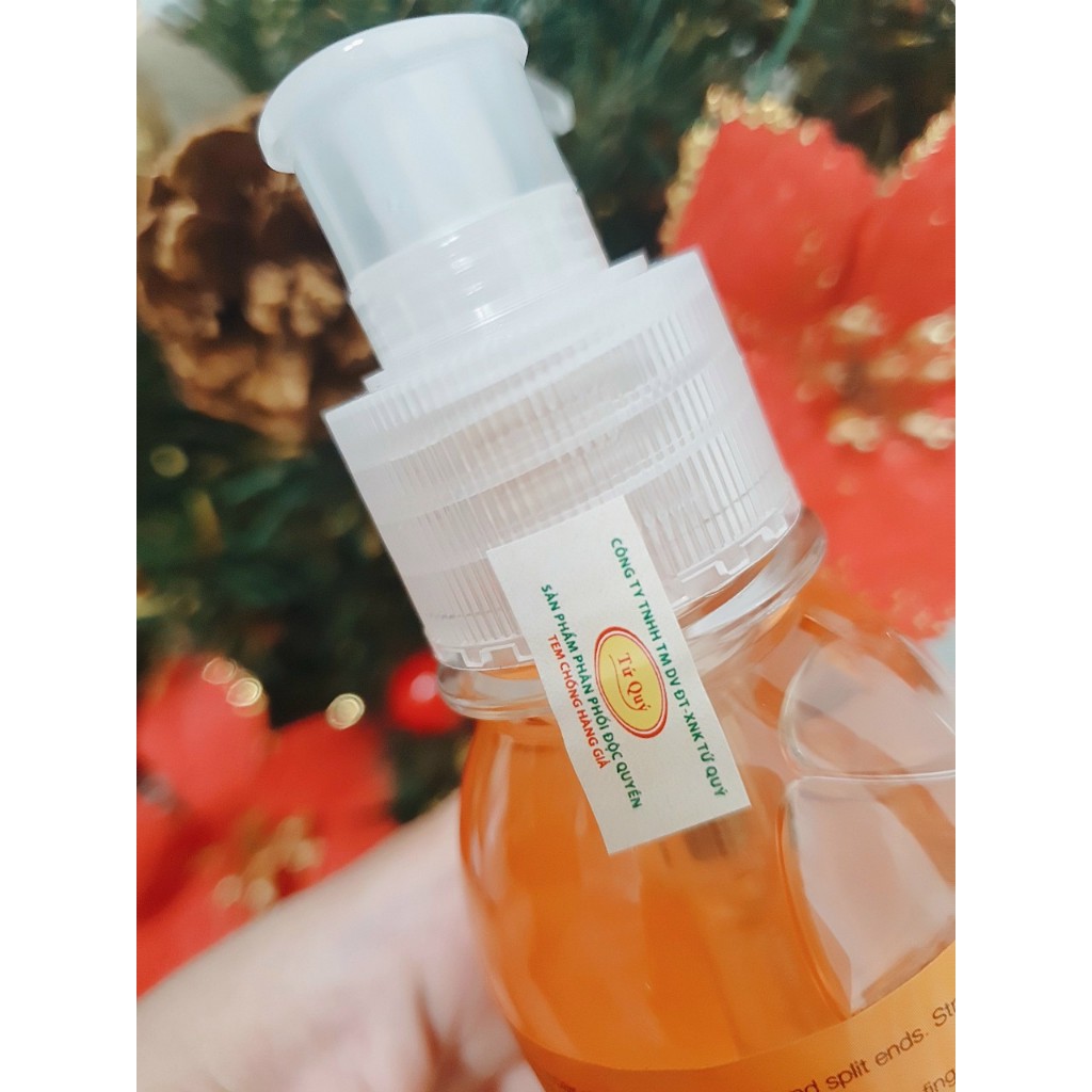 Tinh Dầu Dưỡng Bóng Tóc UNIQUE CRYSTAL SERUM Phục Hồi Khô Xơ Chẻ Ngọn 125ml Malaysia