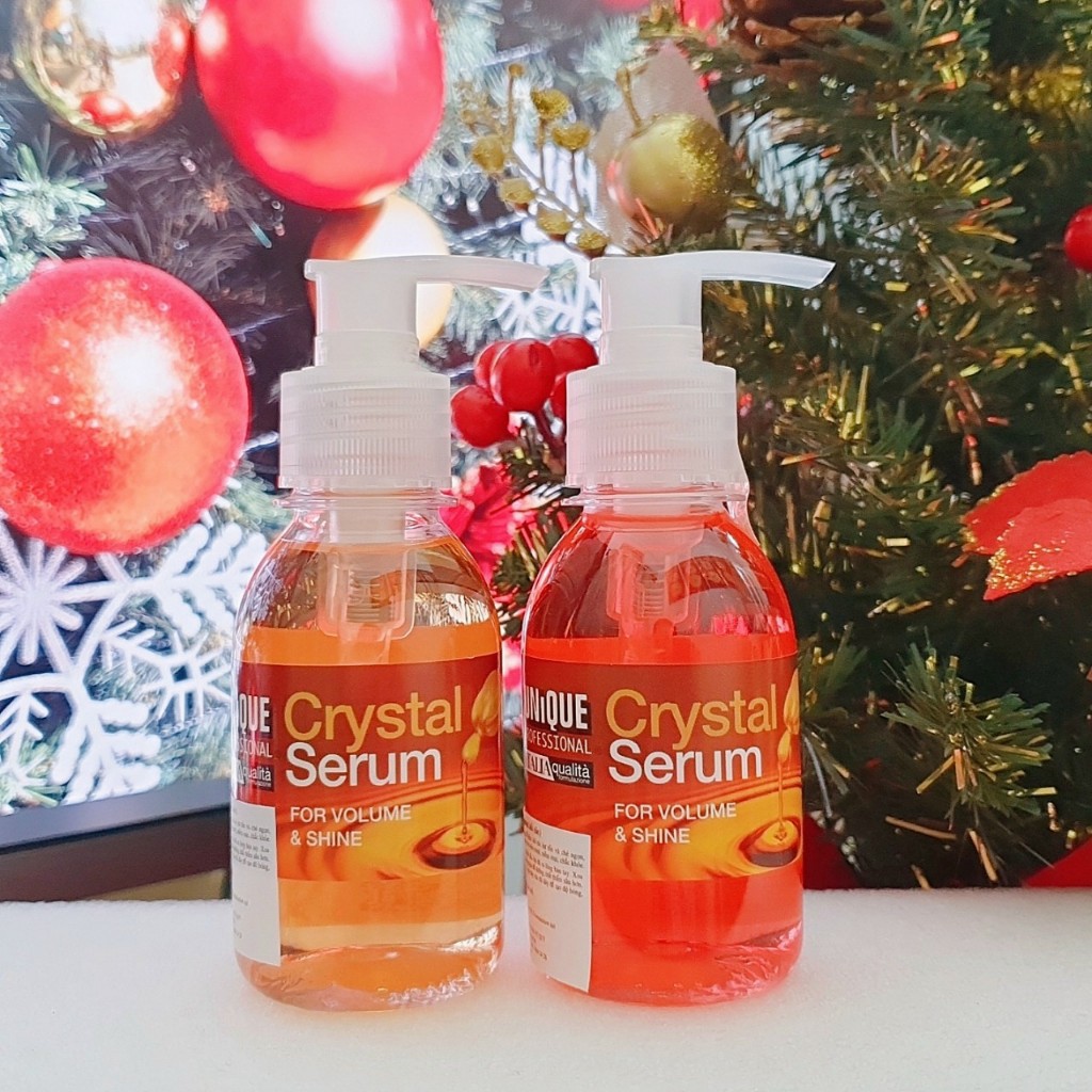 Tinh Dầu Dưỡng Bóng Tóc UNIQUE CRYSTAL SERUM Phục Hồi Khô Xơ Chẻ Ngọn 125ml Malaysia