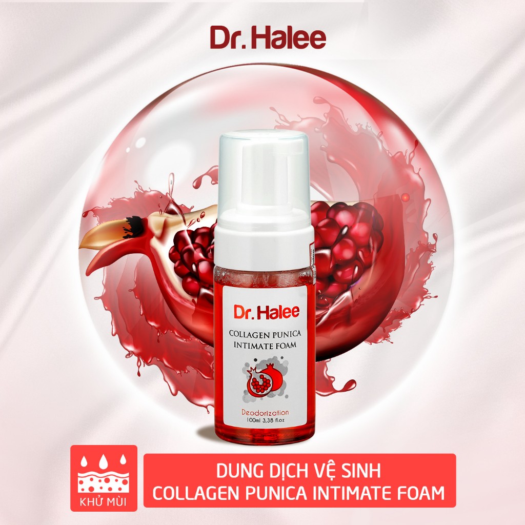 Dung Dịch Vệ Sinh Collagen Lựu Dr.Halee - 100ml