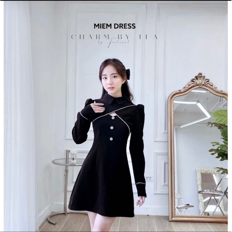 Váy đen thiết kế Charm By Tea : MIEM Dress .