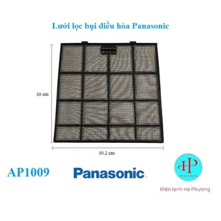 Lưới lọc máy điều hòa - máy lạnh panasonic - mới hãng - bộ 2 cái - f110