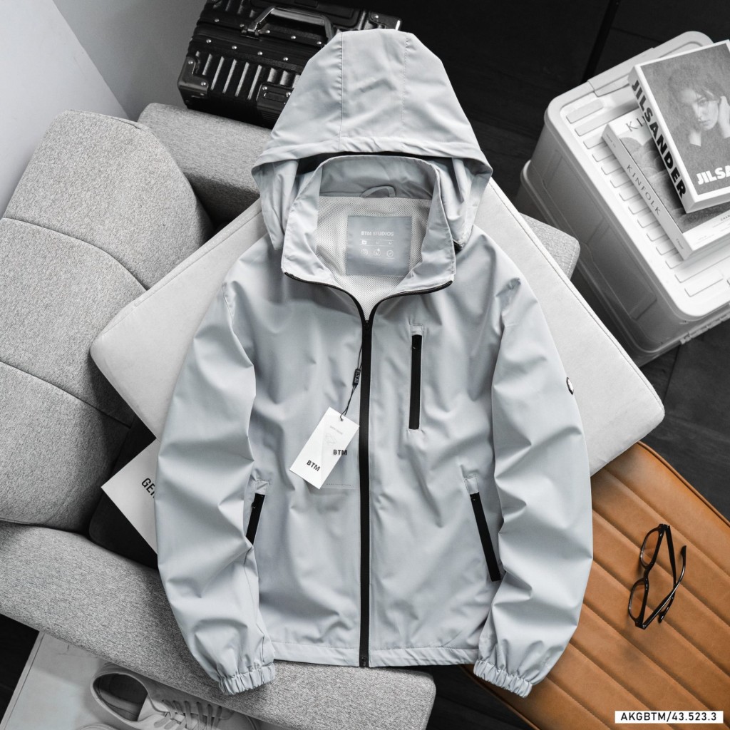 Áo khoác gió nam BTM Studios chống nước, cản gió - Mã 12.523