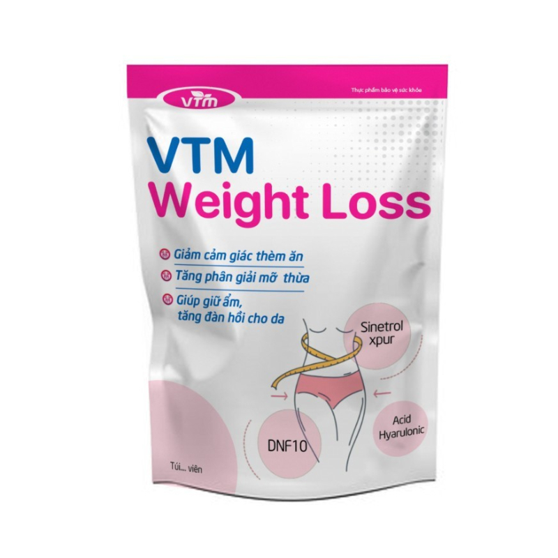 Viên uống VTM Weight Loss hỗ trợ giảm béo, giảm cảm giác thèm ăn