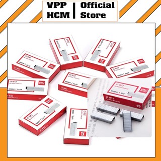 Kim bấm số 10 deli - ghim bấm deli số 10 - ghim dập tài liệu số 10 deli - hộp ghim bấm 1000 cái